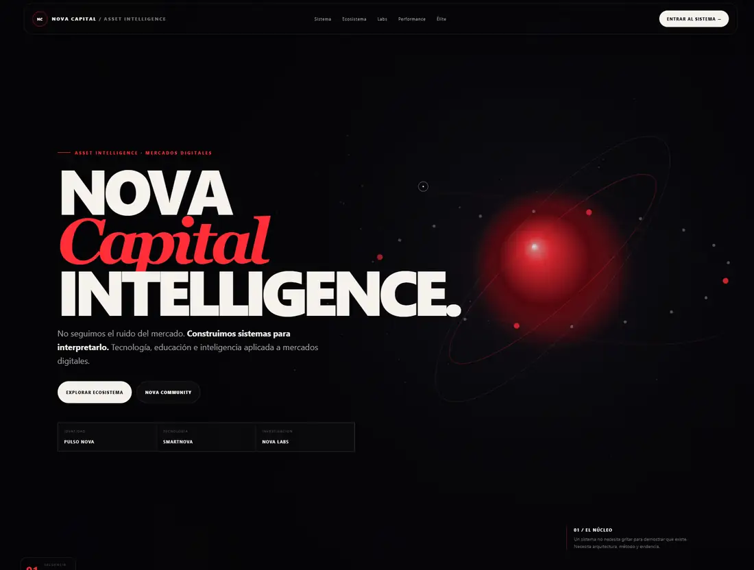 Proyecto Nova Capital desarrollado por BOT CREATORS